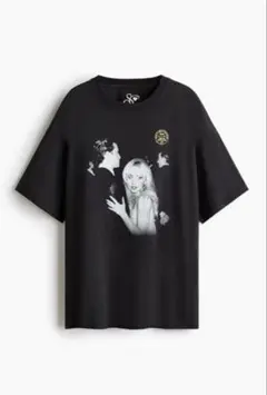 Sabrina Carpenter フォトプリント Tシャツ ブラック H&Mのサムネイル