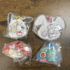 サンリオ　パッケージチャーム4個セット