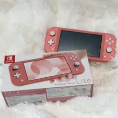 Switch Lite ピンクSDカード128GB ポーチ グリップ タッチペン - メルカリ