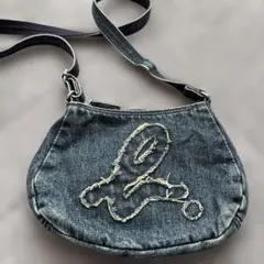 アニエスベー デニムミニショルダーバッグ 希少