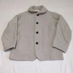 DANTON ウールモッサ ノーカラージャケット ベージュ 36 - メルカリ