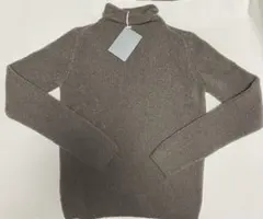 【お買得セール】maloマーロカシミヤ混タートルネックニット40伊製定価20万超