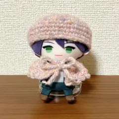 にじぱぺ ベレー帽＆ポンチョセット ピンク にじぱぺっと