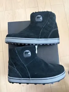 SOREL ブラック ムートンブーツ
