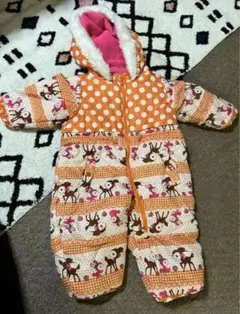 子供 雪遊び スキーウェア ジャンプスーツ カバーオール ロンパース 80cm