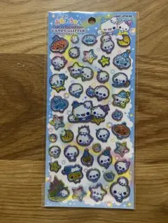 【正規品】カミオジャパン キャンディグリッターステッカー ぷくぷくあわわちゃん