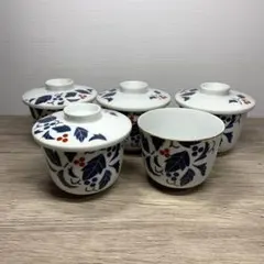 k298 オールド 深川製磁 染付 見込み花唐草文 ③ 長角皿 銘々皿 皿揃い 五枚 2025年最新オールド深川製磁の人気アイテム - メルカリ