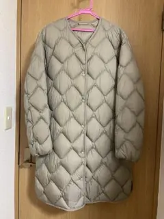 UNIQLO ウルトラライトダウンリラックスコート L サイズ　ベージュ