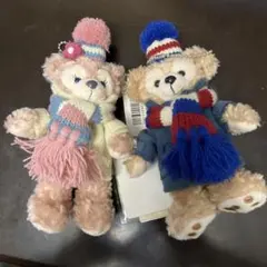 ダッフィー シェリーメイ ぬいぐるみバッジ セット