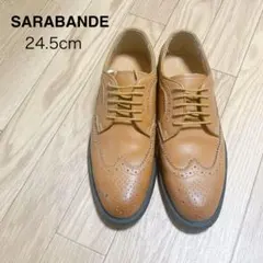 【SARABANDE】 ウィングチップ ビジネスシューズ 24.5のサムネイル