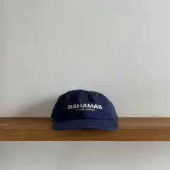 《古着,USED》BAHAMAS レタリングキャップ ネイビー