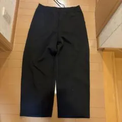 UNIQLO スウェットワイドパンツ ブラック