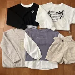 トレーナーとショートパンツセット