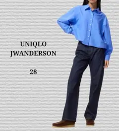 《UNIQLO×JWANDERSON》ストレートジーンズ 69 NAVY 28