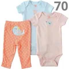 新品 Carter's ロンパース パンツ 3点セット 70cmのサムネイル