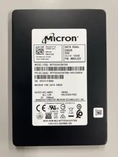 2.5インチ／SSD／256GB／SATA3.0／Micron ★複数在庫あり