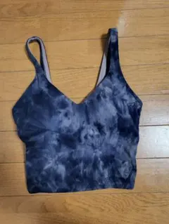 Lululemon アラインタンク ネイビー タイダイ ヨガウェア