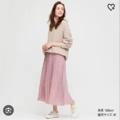 【新品未使用】ユニクロ シフォン プリーツ ロングスカート ジーユー しまむら
