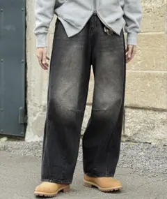 Bleme ヴィンテージ加工 カーブデニム