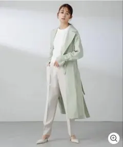 ナノユニバース 撥水撥油加工 ベルテッドカルゼコート sサイズ