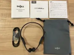 【ほぼ新品】SHOKZ OPENRUN 骨伝導イヤホン