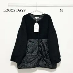 0583 LOGOS DAYS しまむら ボアキルティングジャケット Mサイズ