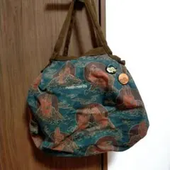 mash mania 和風トートバッグ バッジ付き