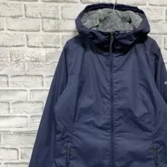 コロンビア　マウンテンパーカー中綿　パープルS ロゴ刺繍アウトドア1112