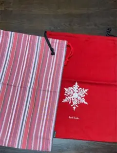 【未使用】Paul Smith ポールスミス 特大巾着袋 2点SET