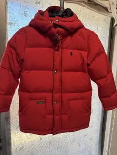 Polo by Ralph Lauren 赤いダウンコート　ラルフローレン130