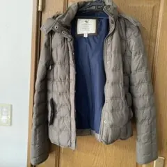 Abercrombie & Fitch グレー ダウンジャケット S ファー