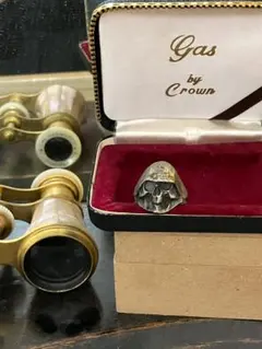 ビンテージ スカル ドクロ ヘルメット トイリング リング 指輪