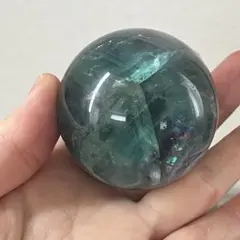 天然ブルーアパタイトスフィア 36mm ポリッシュ 天然ブルーアパタイトスフィア 36mm ポリッシュ - メルカリ