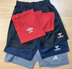 スポーツウェア4点　hummel、umbro、adidas サッカー