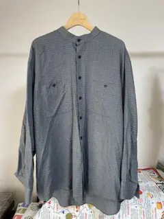 Yves Saint Laurent 長袖シャツ グレー系チェック