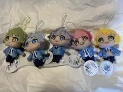 きみとぴあ！ マスコットぬいぐるみ 全５種類セット ありを ててん がおまる。