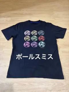 PaulSmith ポールスミス　半袖　Tシャツ　ロゴ　黒　ブラック　M