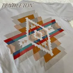 美品【別注】ペンドルトン×ベイフロー　バックプリント　Tシャツ