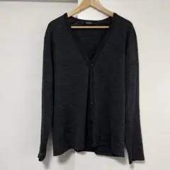 BURBERRY BLACK LABEL ウールニットVネックカーディガン