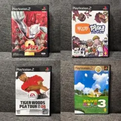 PS2ソフト 4本セット（動作未確認）