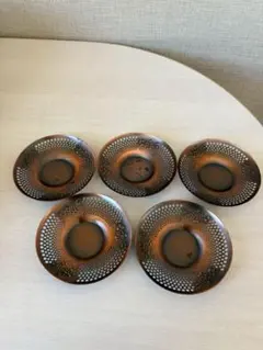 茶托 銅製楕円形 5個セット - メルカリ