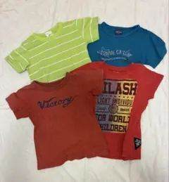 子供用半袖Tシャツ 4枚セット まとめ売り 100㎝　男の子のサムネイル