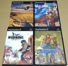ワイルドアームズ WILD ARMS PS2ソフト 4点まとめ売り