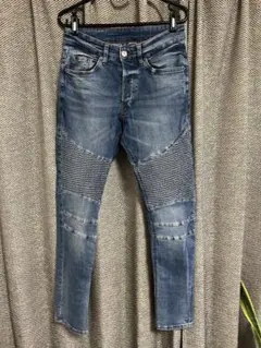 H&M エイチアンドエム　スキニーバイカーデニム　EUR28