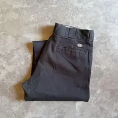 Dickies 874 ワークパンツ ブラック W33 L32 ワイド フェード