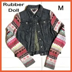 Rubber Doll（ラバードール） デニム×ニット切替ジャケット／Mサイズ