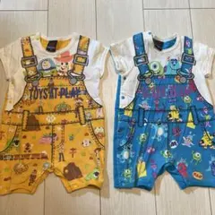 BABYDOLL トイストーリー モンスターズインクロンパース 2点セット