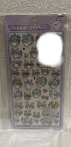 ちいかわ　モモンガ　ボンボンドロップシール