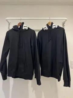 supreme パーカー フードロゴ ペア