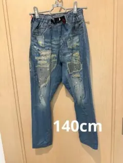 BREEZE デニム風パンツ 140cm